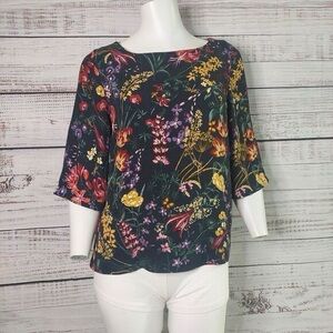 HM Floral Blouse  Multicolor